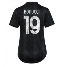 Juventus Leonardo Bonucci #19 Bortedrakt Kvinner 2022-23 Kortermet